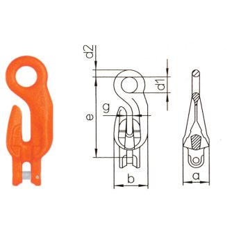 Pewag Fixhaken mit Kuppelanschluss XKW                                 